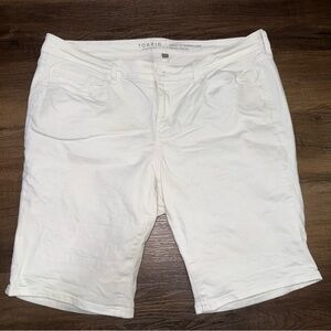 Torrid White Women's Bermuda Shorts